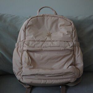 ADIDAS pink puffer backpack